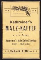 cca 1910 Kathreiner`s Malz-Kaffee reklám 13x20cm