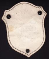 cca 1920 Mátyás Gimnázium hímzett felvarrója Schäfer Tibor műhelyéből