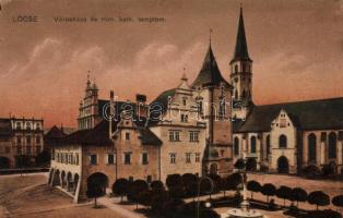 Lőcse town hall, church (EK)