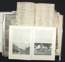 Vegyes nyomtatvány tétel: 10db Tolnai Világlapja, Magyar Rádió műsorterve, A Földgömb c. folyóirat