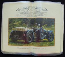 17db festményreprodukció régi autókról