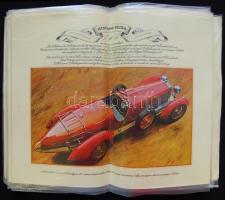 17db festményreprodukció régi autókról