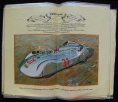 17db festményreprodukció régi autókról