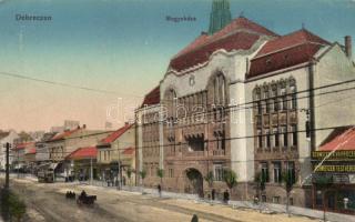 Debrecen megyeháza, villamos (EB)