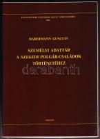 1992 Hermann Gusztáv: Személyi adattár a szegedi polgár-családok történetéhez, papírkötés