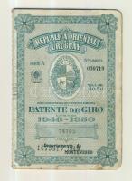 1949 Uruguayi Pante de Giro betétkönyv