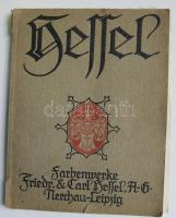 ~1900 Heller nyomdai katalógus sok reklámmal