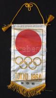 1964 Tokiói olimpia zászlója 19x32cm