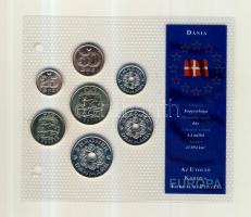 Dánia 2003-2005. 25ö-20K 7klf darab "Az utolsó Korona forgalmi pénzek" szettben T:1
Denmar...