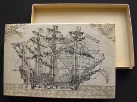 3db régi bonbonos doboz