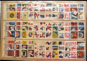 152db csehszlovák gyufacímke, teljes sorozatok