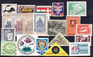 20db magyar és külföldi levélzáró bélyeg