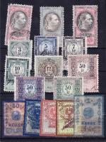 16db klf régi okmány- és illetékbélyeg