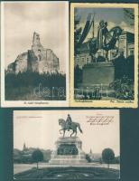 8 db régi magyar városképes lap