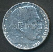 Német 3. Birodalom 1938A 2M Ag "Hindenburg" T:2
German Third Reich 1938A 2 Marks Ag "...