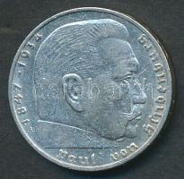 Német 3. Birodalom 1937A 2M Ag "Hindenburg" T:2-
German Third Reich 1937A 2 Marks Ag &quot...