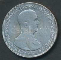 1930. 5P Ag "Horthy jobbra" T:3
