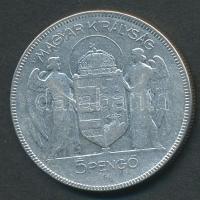 1930. 5P Ag "Horthy jobbra" T:3