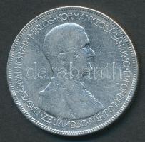 1930. 5P Ag "Horthy jobbra" T:3