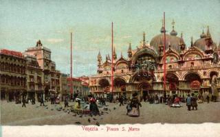 Venice San Marco square litho