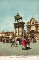 Venice Colleoni statue litho