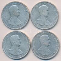 1930. 5P Ag "Horthy jobbra" (4x) T:3