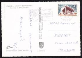 Varga Zoltán FTC válogatott focista aláírása üdvözlőlapon