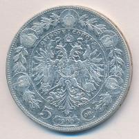 Ausztria 1900. 5K Ag T:3 Austria 1900. 5 Corona Ag C:F