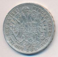 Ausztria 1887. 1Fl Ag T:2- Austria 1887. 1 Florin Ag C:VF