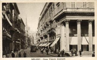 Milan Corso Vittorio Emanuele, tram