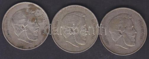 1947. 5Ft Ag "Kossuth" (3x) T:3