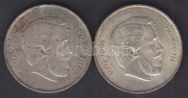 1947. 5Ft Ag "Kossuth" (2x) T:2-,3