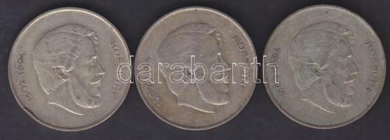 1947. 5Ft Ag "Kossuth" (3x) T:3