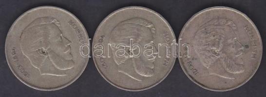 1947. 5Ft Ag "Kossuth" (3x) T:3