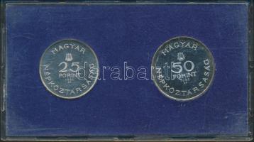 1961. 25Ft Ag + 50Ft Ag "Bartók Béla" T:P Eredeti plasztiktokban!
