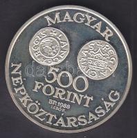 1988. 500Ft Ag "Szent István" T:exPP Csak 5000db!