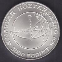2002. 3000Ft Ag "Bolyai János" T:BU Csak 3000db!