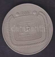 2007. "Puskás Ferenc" Ag emlékérem patinázott 15,552 g T:2