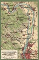 Folyam- és Tengerhajózási Rt. Budapest-Dömös vonala térkép