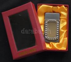 Gázöngyújtó WTC tornyokat ábrázoló világító képpel díszdobozban