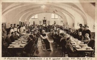 Budapest VIII. Foederatio Emericana Adalbertinum menzája (fl)