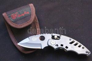 Shuangrong márkájú gyűjtői új egykezes zsebkés tokban, eredeti dobozában 14cm