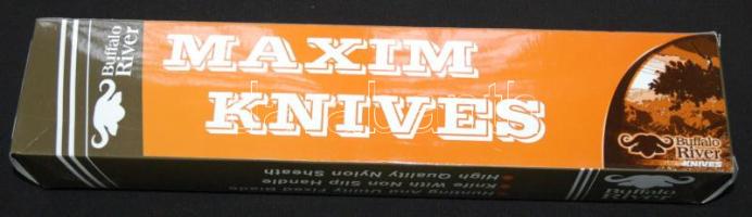 Buffalo River márkájú extra minőségű új vadász tőrkés eredeti dobozában 27cm