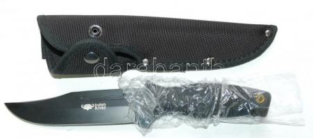 Buffalo River márkájú extra minőségű új vadász tőrkés eredeti dobozában 27cm