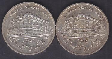 1992. 200Ft Ag "MNB" (2x) T:2