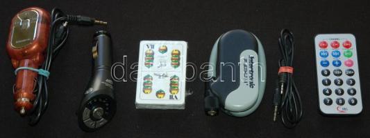 Apró bolha tétel: pakli magyar kártya, elemlámpa, autós lejátszók, stb.