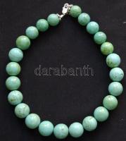 Nagyméretű türkiz nyaklánc ezüst (Ag) szerelékkel