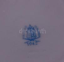 Kézzel festett Apponyi-mintás 6 személyes jelzett Herendi porcelán teás készlet hibátlan állapotban ...