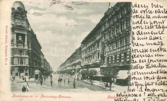 1898 Budapest VI. Andrássy út, Divald (EK)