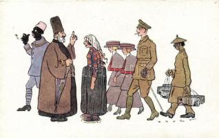 Turkish folklore, dervish and Annamite woman s: Goyet